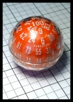 Dice : Dice - 100D - Gamescience Zocchihedron Red and White - Ebay May 2014